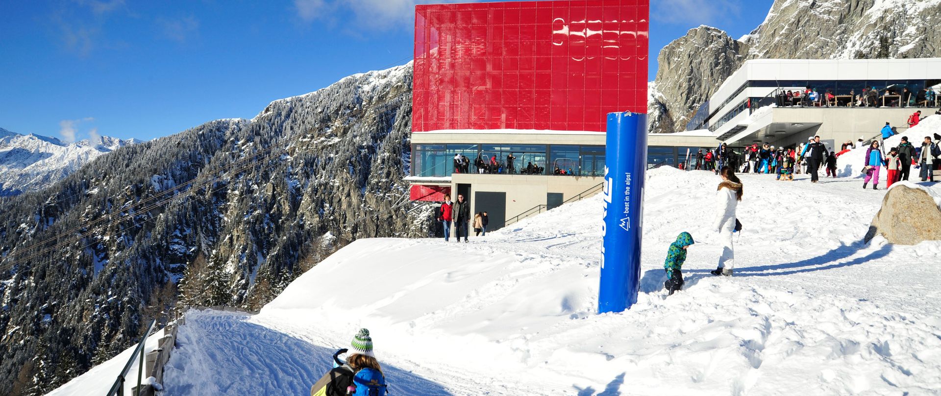 Ski area Merano 2000 toboggan run Hotel Hafling